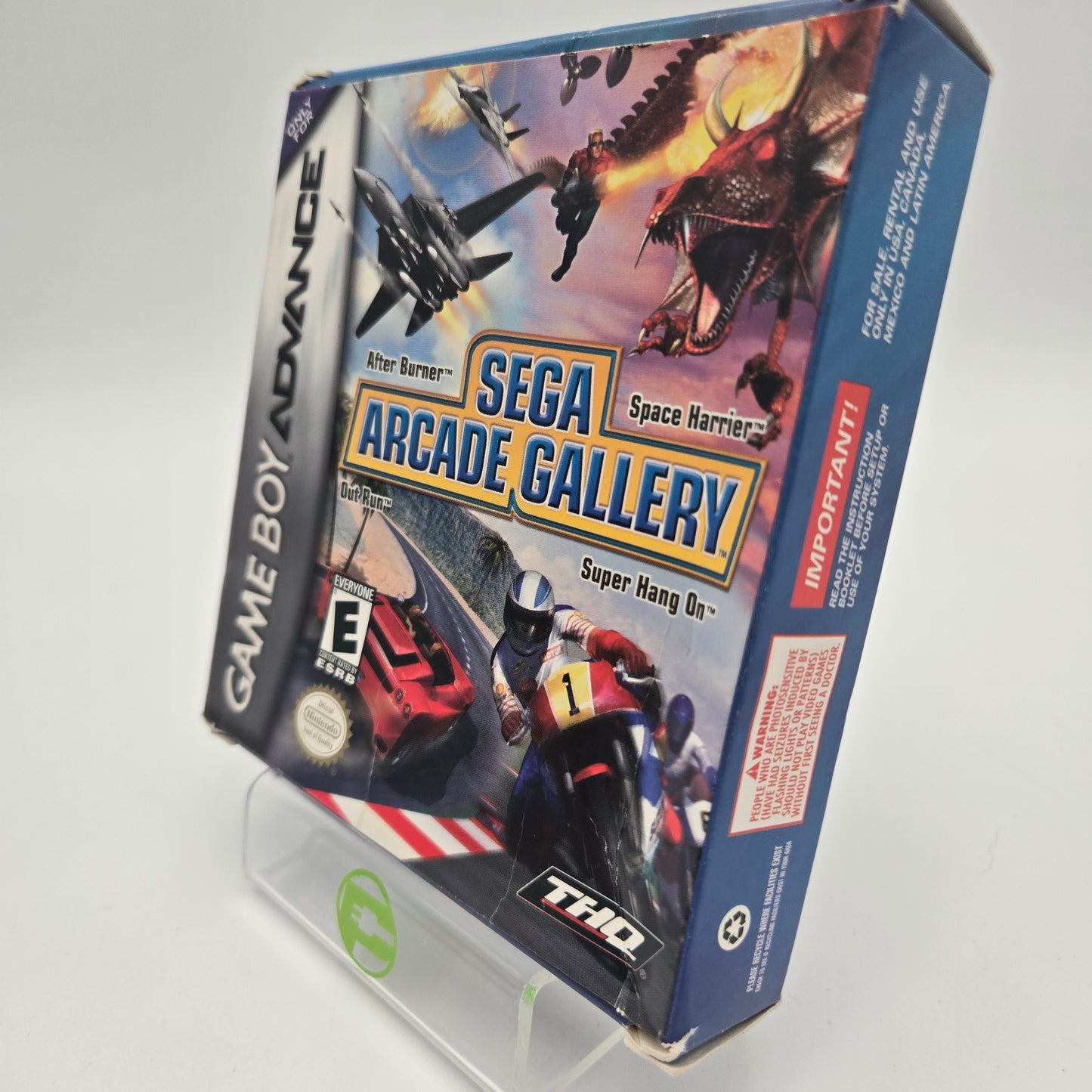 Sega Arcade Gallery (Nintendo GameBoy Advance, 2003) CIB