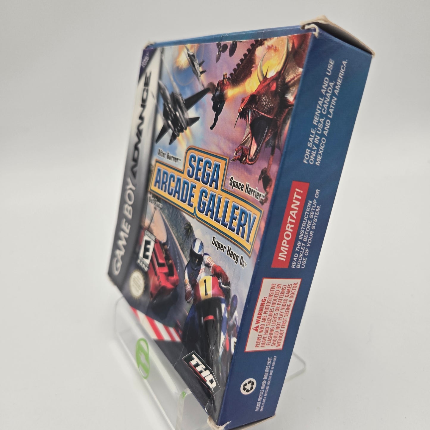 Sega Arcade Gallery (Nintendo GameBoy Advance, 2003) CIB