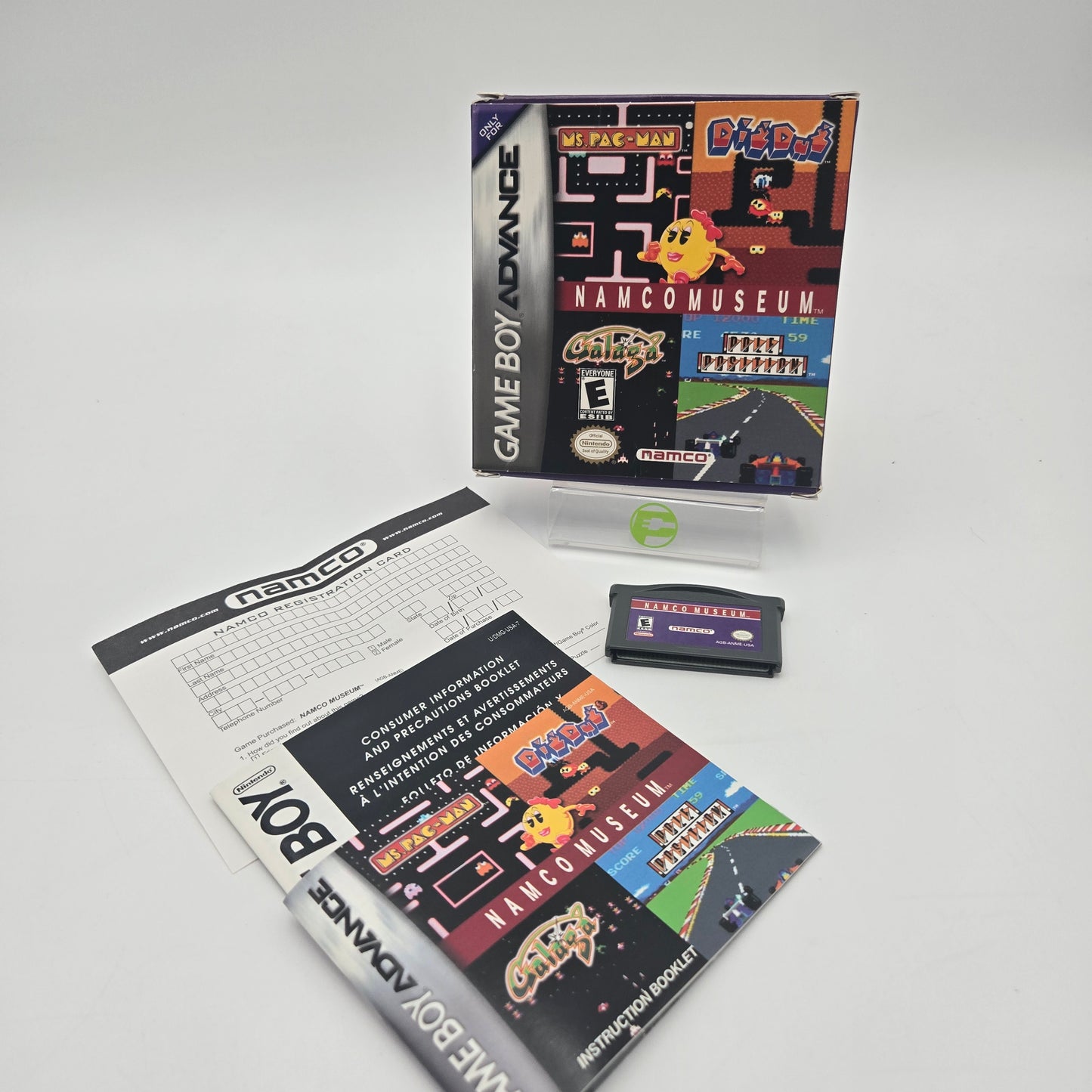 Namco Museum (Nintendo GameBoy Advance, 2001) CIB