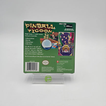 Pinball Tycoon (Nintendo GameBoy Advance, 2003) CIB