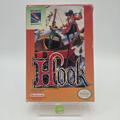 Hook (Nintendo NES, 1992) Box and Inserts