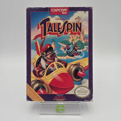 TaleSpin (Nintendo NES, 1991) Box and Inserts