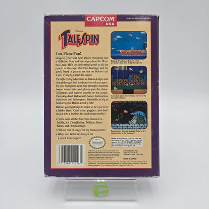 TaleSpin (Nintendo NES, 1991) Box and Inserts