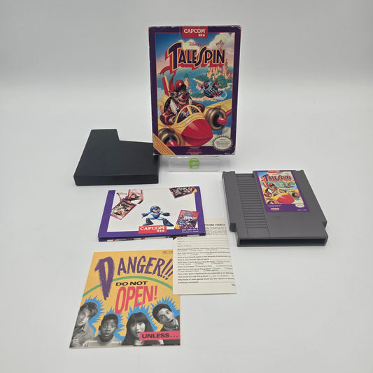 TaleSpin (Nintendo NES, 1991) Box and Inserts