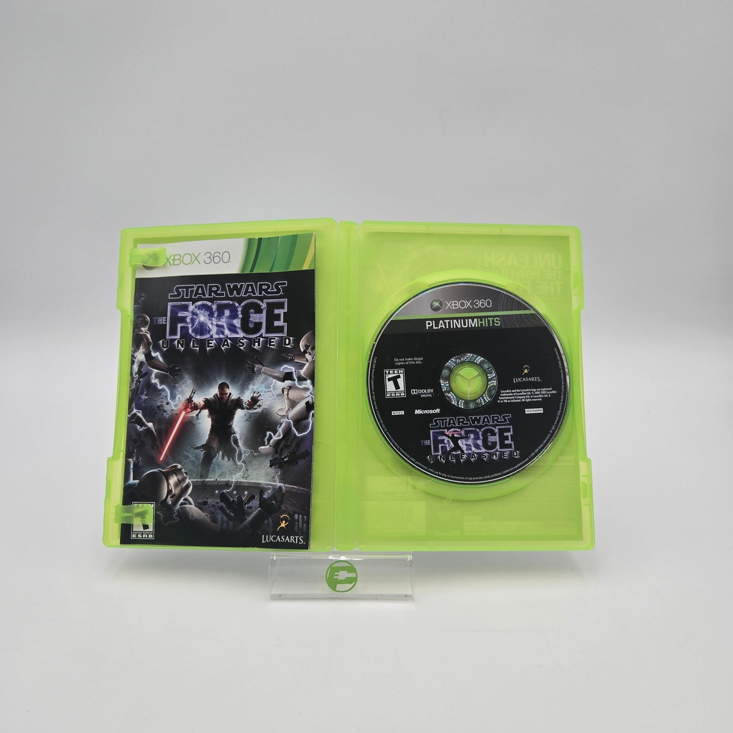 Star Wars The Force Unleashed [Platinum Hits] (Microsoft Xbox 360, 2008)