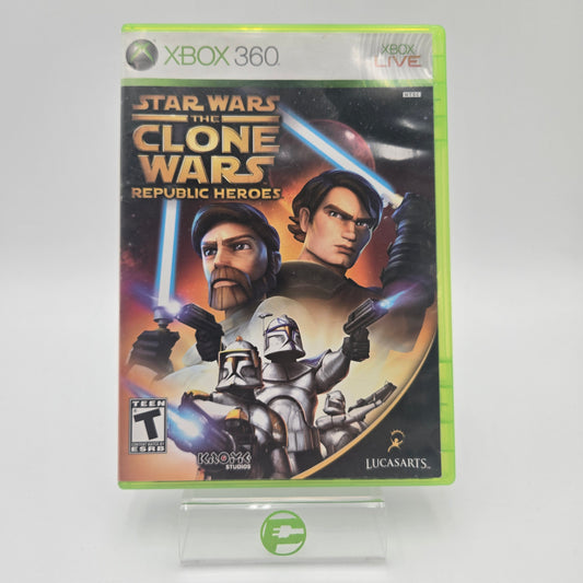 Star Wars Clone Wars: Republic Heroes (Microsoft Xbox 360, 2009)