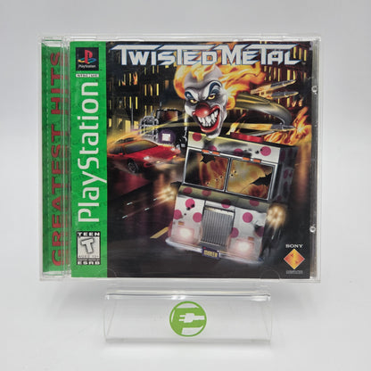 Twisted Metal [Greatest Hits] (Sony PlayStation 1 PS1, 1995) CIB