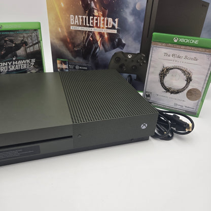 Microsoft Xbox One S 1TB Console Gaming System Battlefield 1 Special Edition 1540