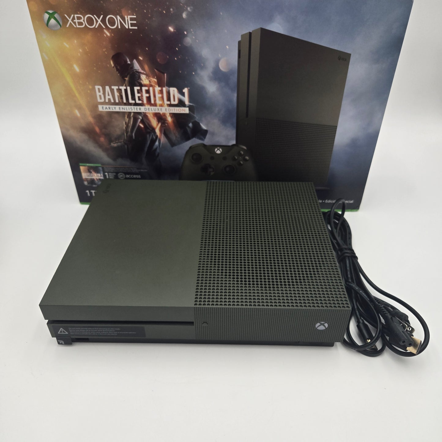 Microsoft Xbox One S 1TB Console Gaming System Battlefield 1 Special Edition 1540