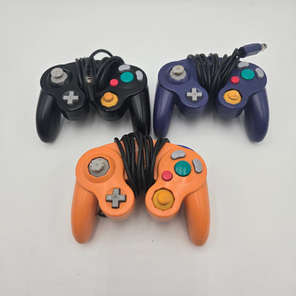 Lot of 3 Nintendo GameCube Wired Controllers