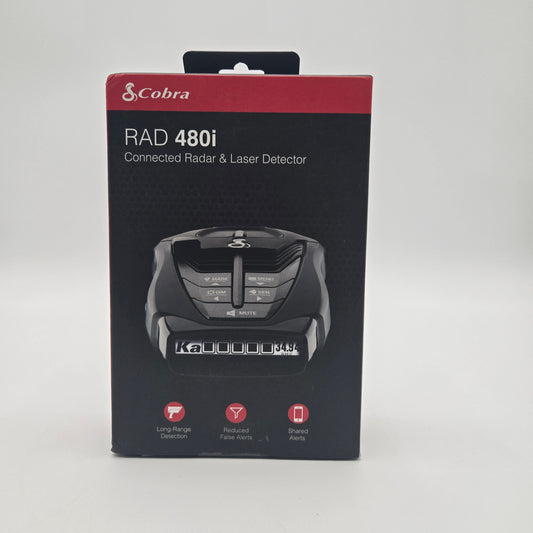 New Cobra RAD Connected Radar & Laser Detector 480i