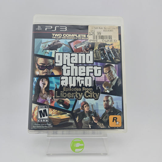 Grand Theft Auto: Episodes from Liberty City (Sony PlayStation 3 PS3, 2010)