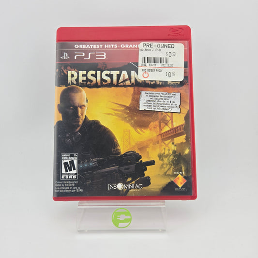 Resistance 2 [Greatest Hits Not For Resale] (Sony PlayStation 3 PS3, 2011)