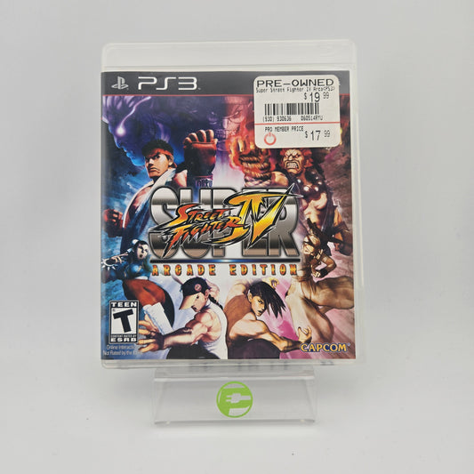 Super Street Fighter IV: Arcade Edition (Sony PlayStation 3 PS3, 2011)