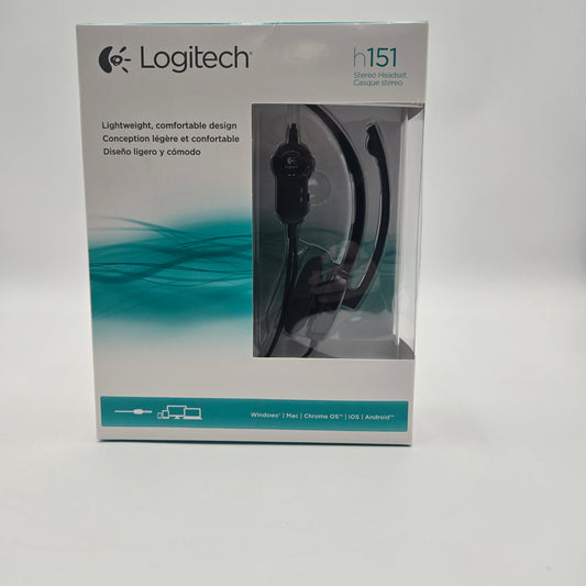 New Logitech H151 Stereo Headset