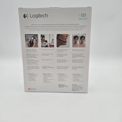 New Logitech H151 Stereo Headset