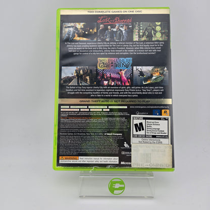 Grand Theft Auto: Episodes from Liberty City  (Microsoft Xbox 360,  2009)