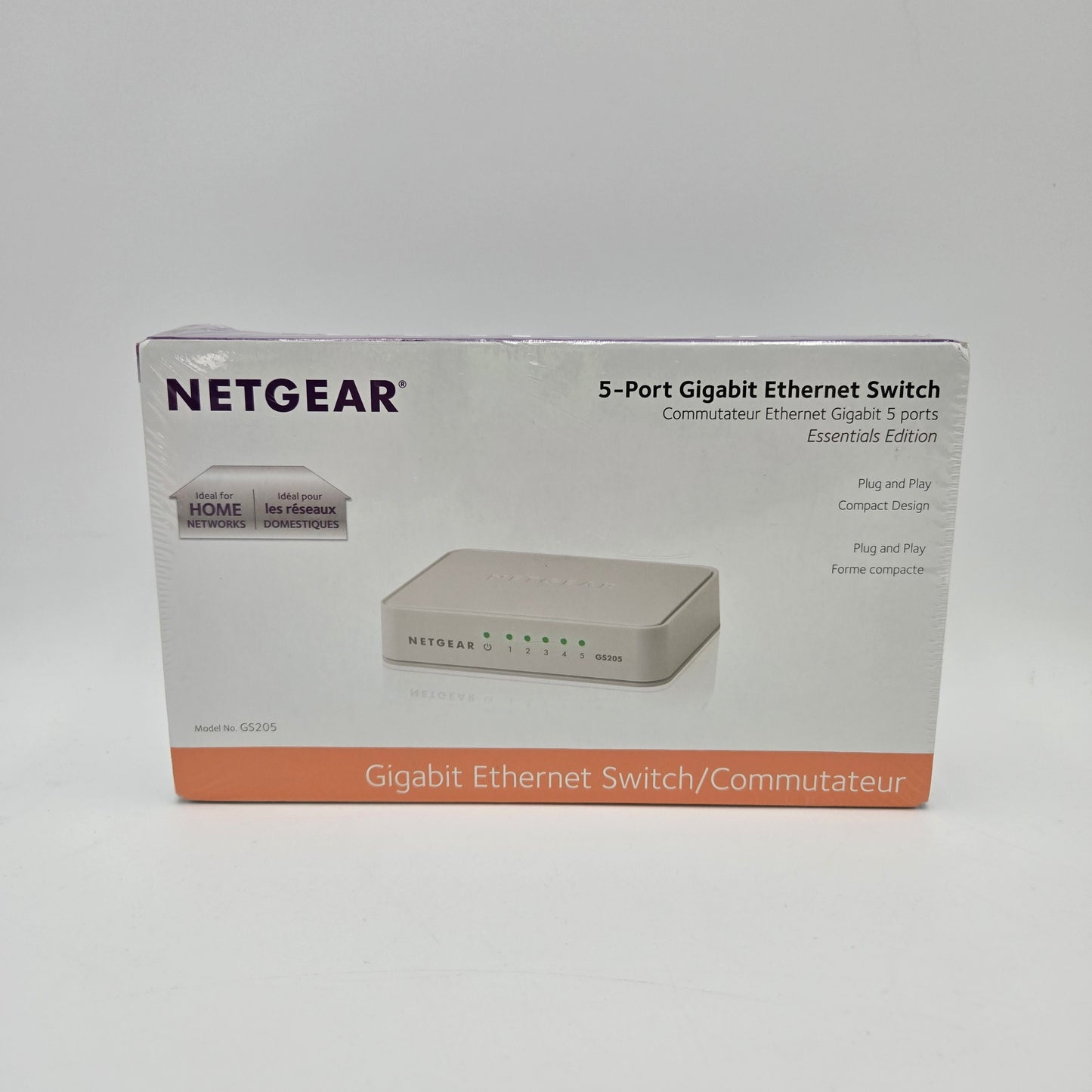 NetGear 5-Port Gigabit Ethernet Switch Ethernet Switch GS205