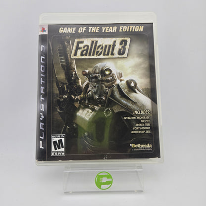 Fallout 3 [Game of the Year]  (Sony PlayStation 3 PS3,  2009)