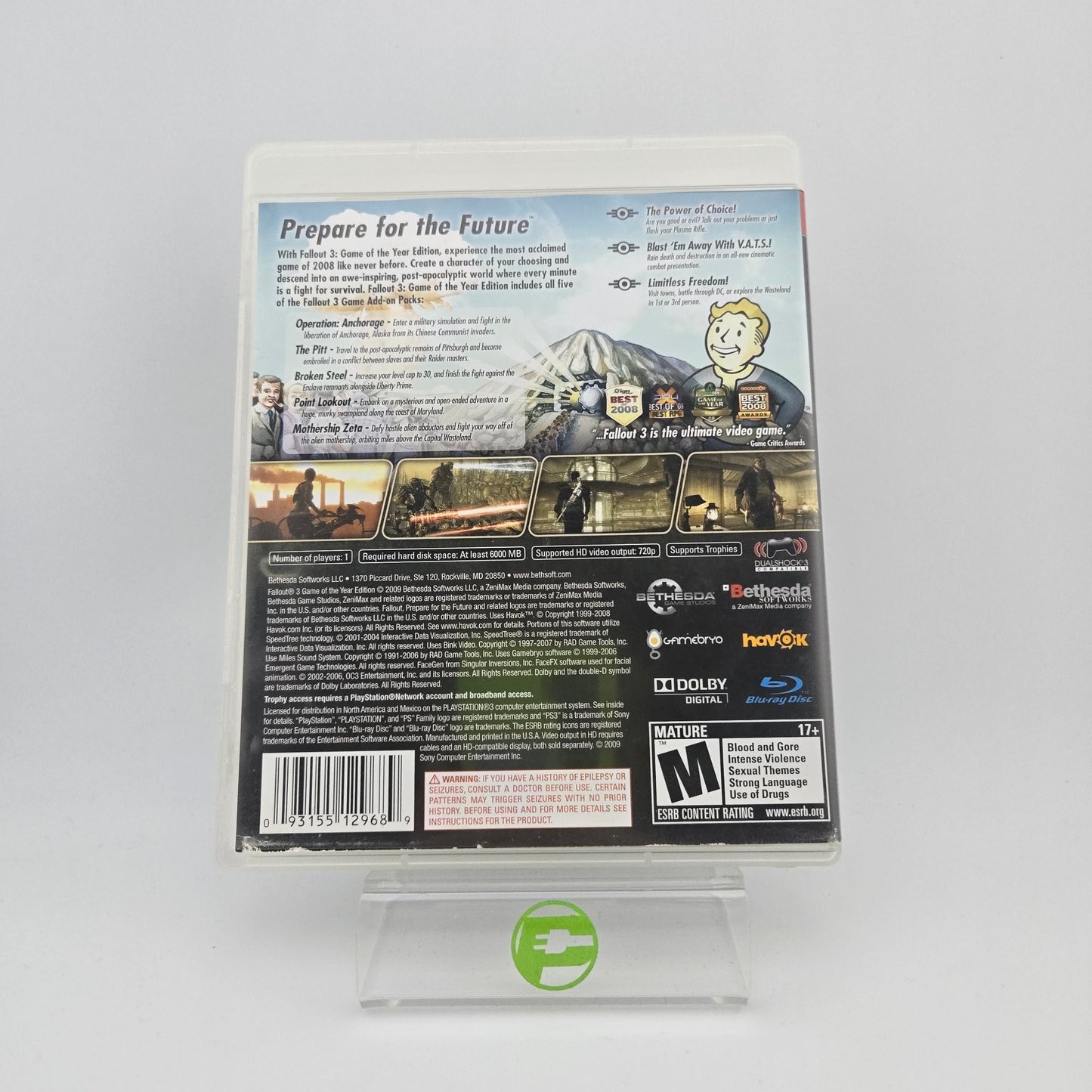 Fallout 3 [Game of the Year]  (Sony PlayStation 3 PS3,  2009)