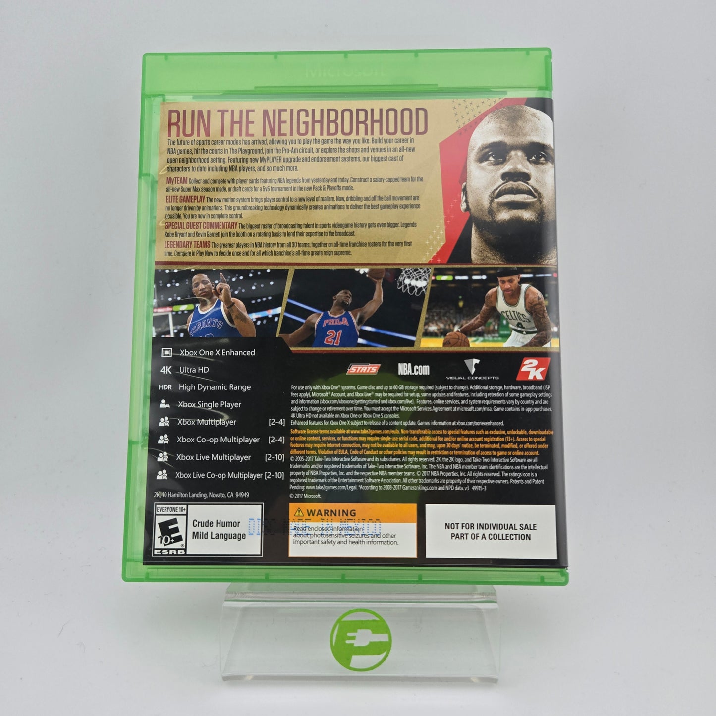 NBA 2K18 [Legend Edition Gold]  (Microsoft Xbox One,  2017)