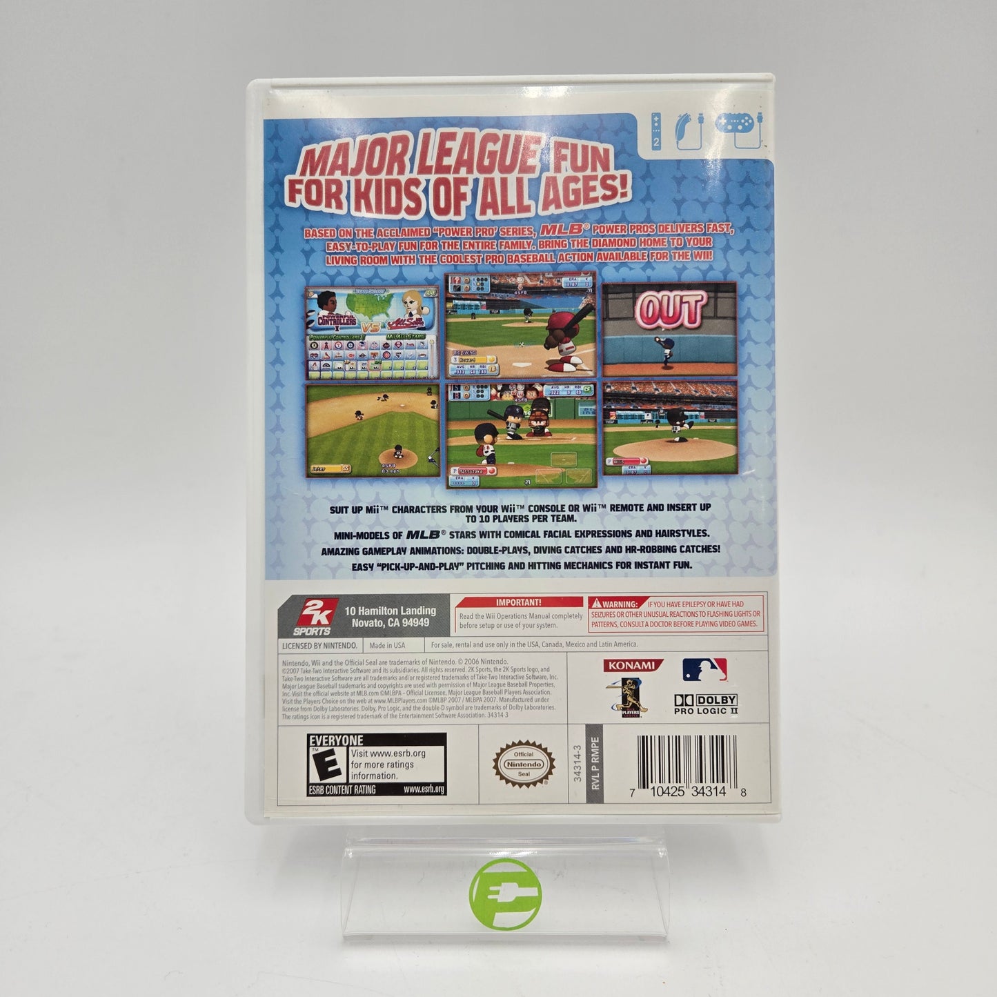 MLB Power Pros (Nintendo Wii, 2007)