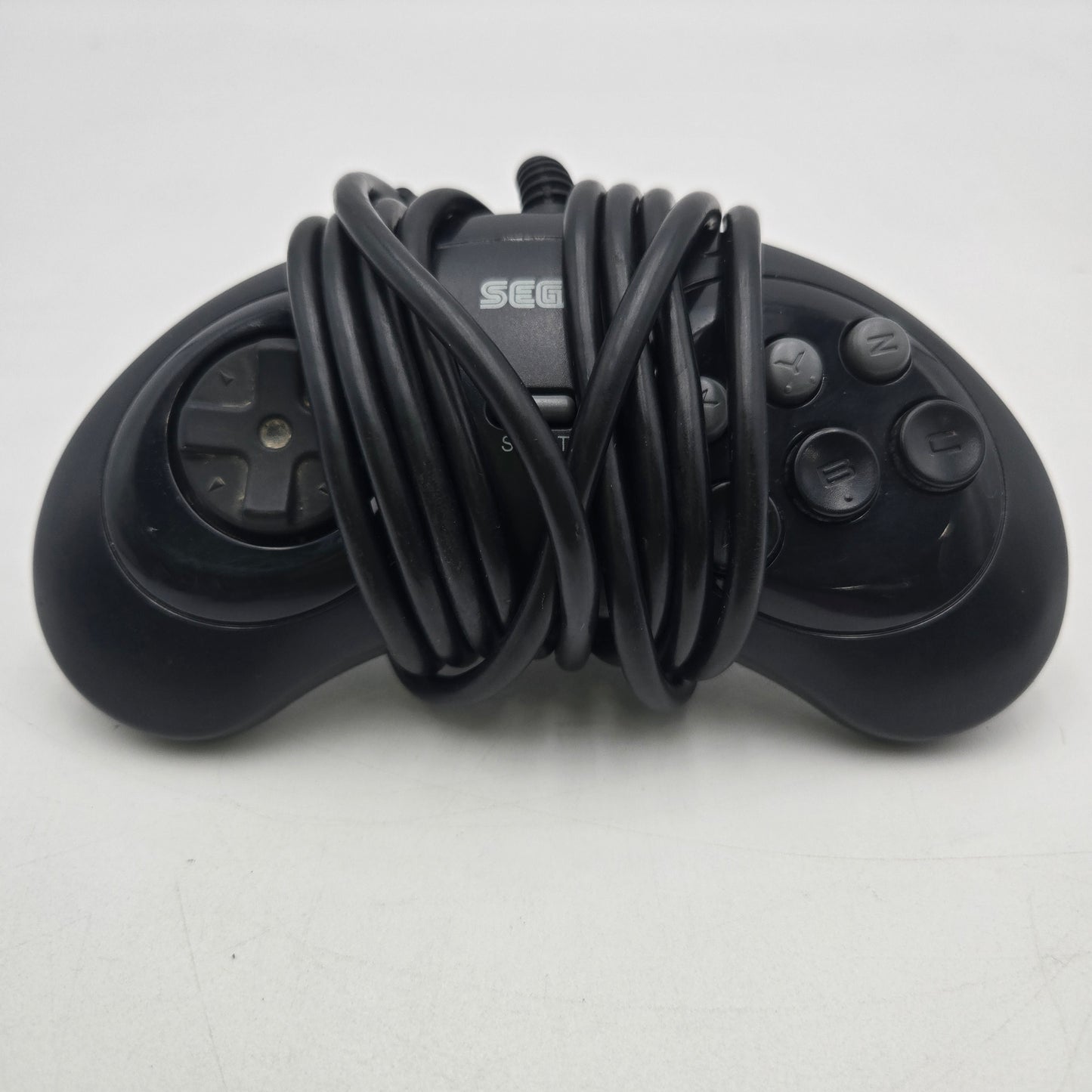 Sega Genesis 6 Button Controller Black 1653 *AS-IS*