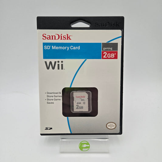 Nintendo Wii SanDisk 2 GB SD Memory Card