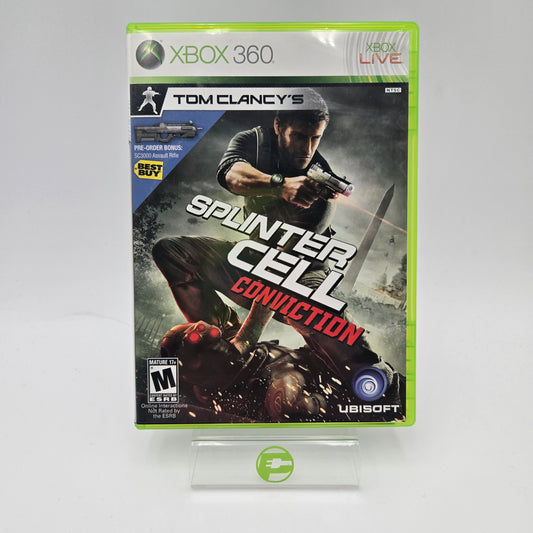 Splinter Cell: Conviction Best Buy Version (Microsoft Xbox 360, 2010)