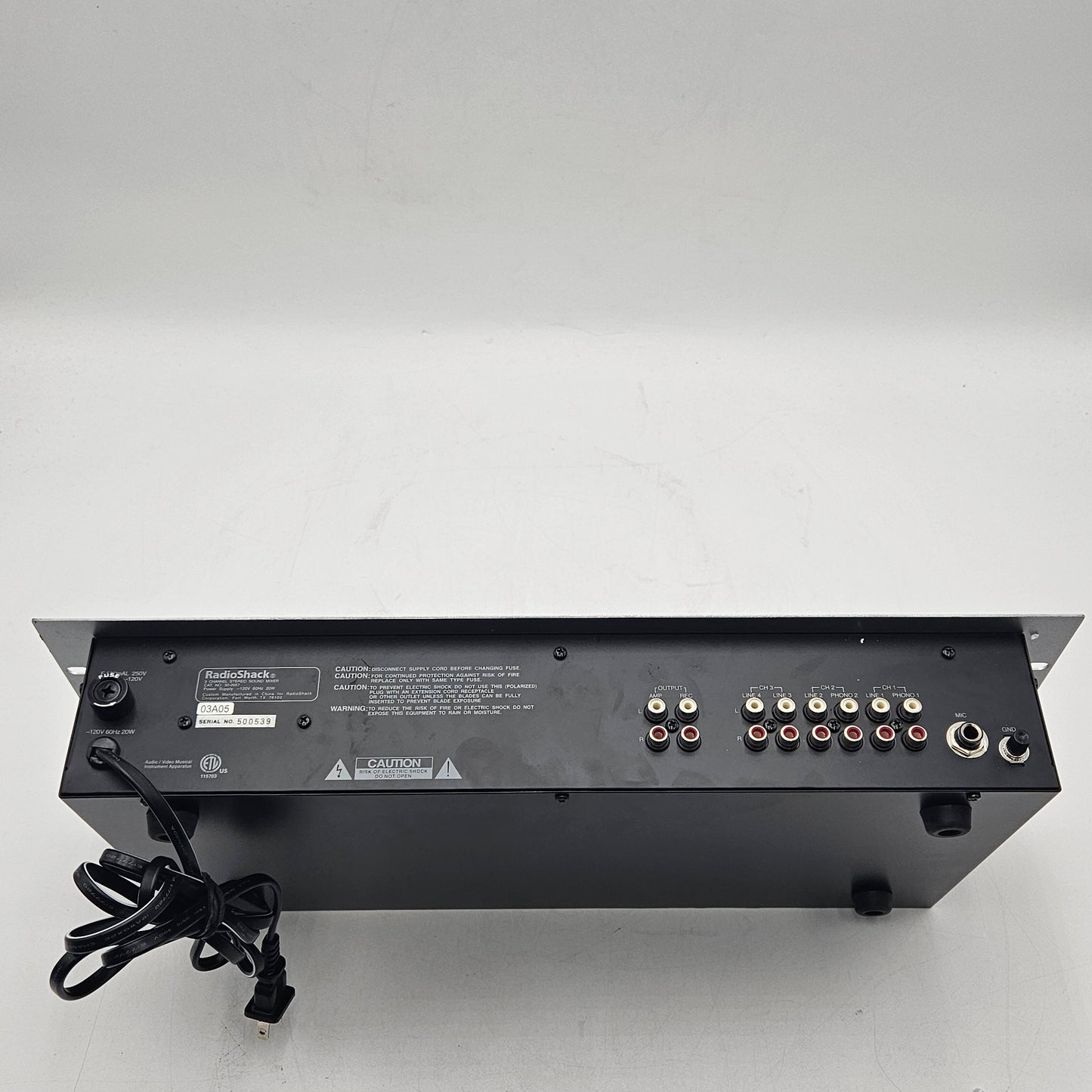 RadioShack 3-Channel Stereo Sound Mixer