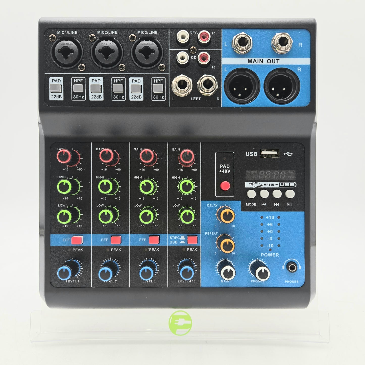 5 Channel Live F-5A Compact Analog Audio Mixer