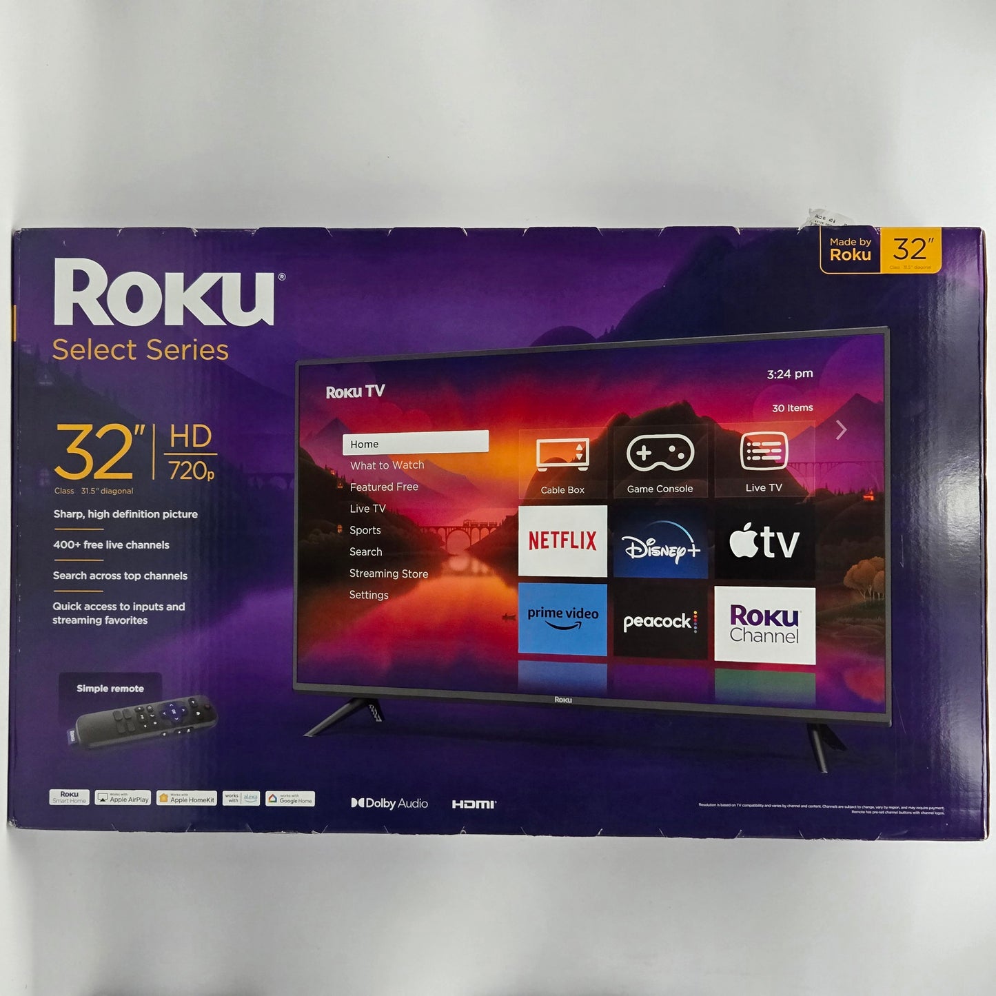 New ROKU 32" SELECT SERIES HD LED SMART TV (32R2B4)