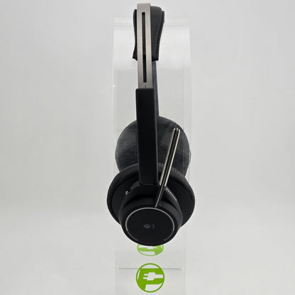 Plantronics Poly Voyager Focus UC B825 Bluetooth Headset w/ Stand & USB Dongle