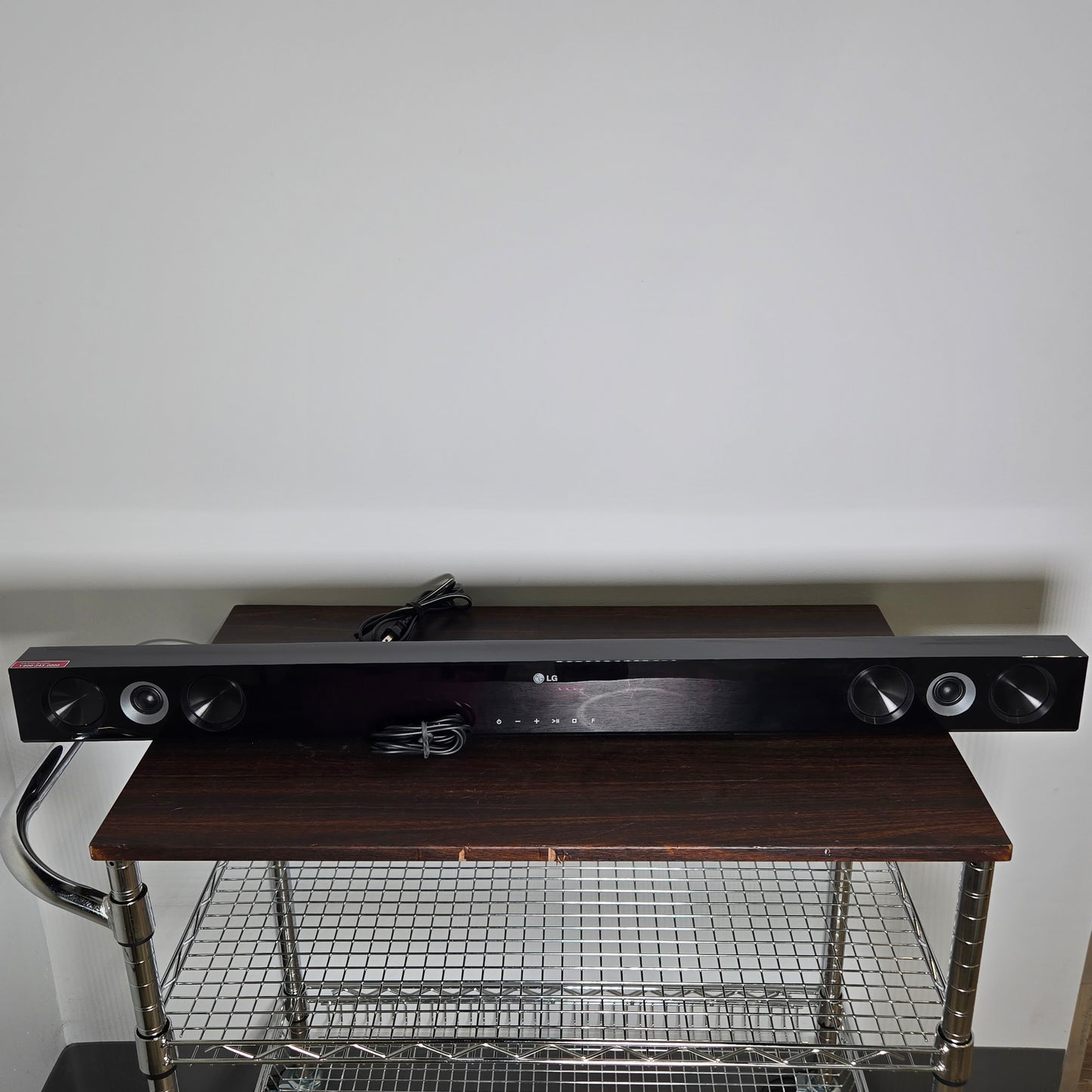 LG Sound Bar Surround Speaker W/ Subwoofer Black NB2420A