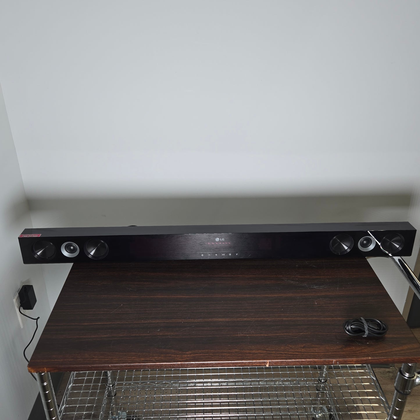 LG Sound Bar Surround Speaker W/ Subwoofer Black NB2420A