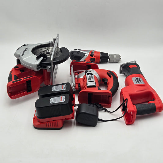 Lot of 4 Cordless Power Tools Black+Decker