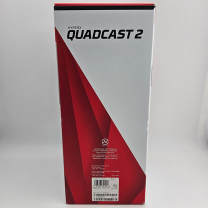 New HyperX Quadcast 2 20 Hz - 20 kHz USB Condenser Gaming Microphone 92642697