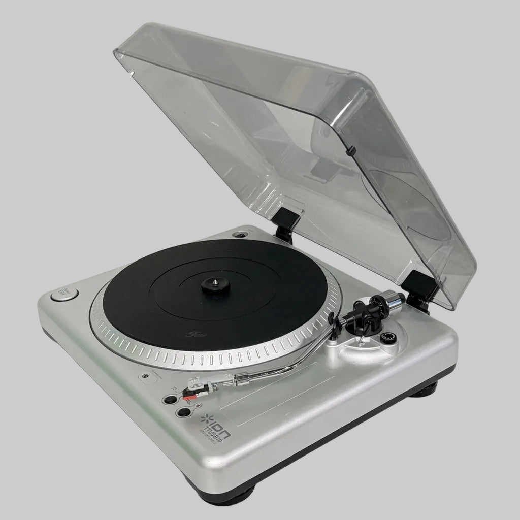 ION USB Turntable Silver TTUSB10 Record Player