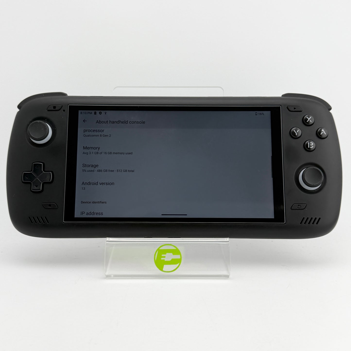 Ayn 2 Max 6" Qualcomm Snapdragon 8 Gen 2 16GB RAM 512GB Black ODIN2-MAX-BLK