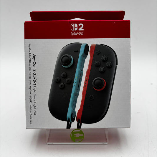 New Nintendo Switch 2 Joy-Con Pair Controller BEEAJAAAA Light Blue/ Light Red