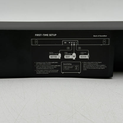 Onn 2.1 Channel Soundbar System Soundbar and Subwoofer 100130683