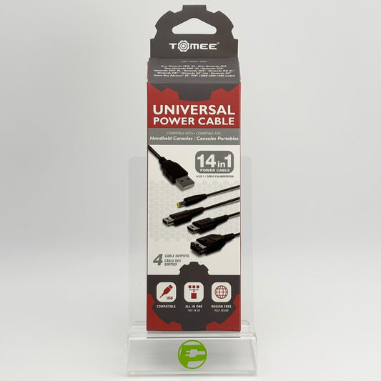 Tomee Universal Power Cord for Handheld Nintendo and PSP