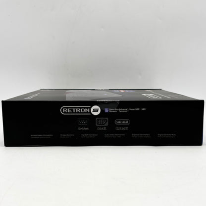 New Hyperkin Retron 5 Black HD Gaming Console System M01688-BK