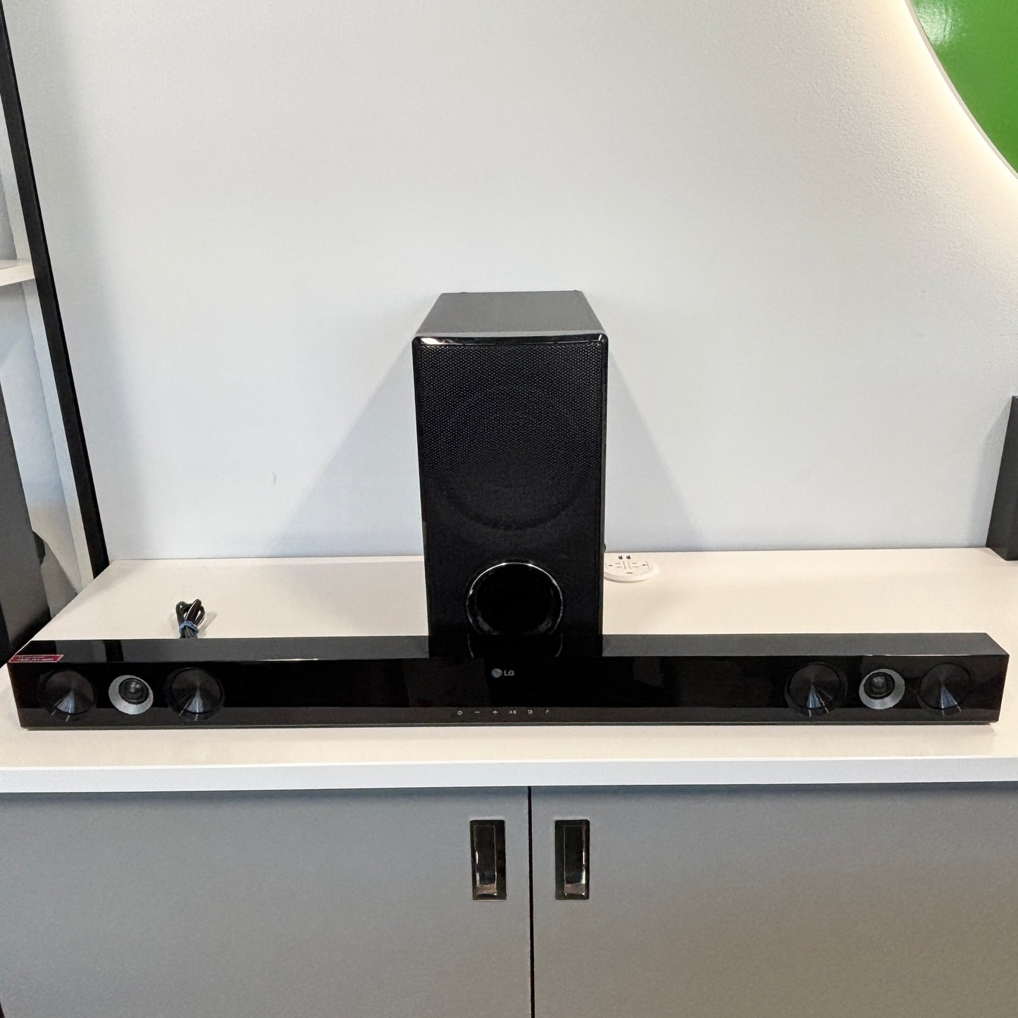 LG Sound Bar Surround Speaker W/ Subwoofer Black NB2420A