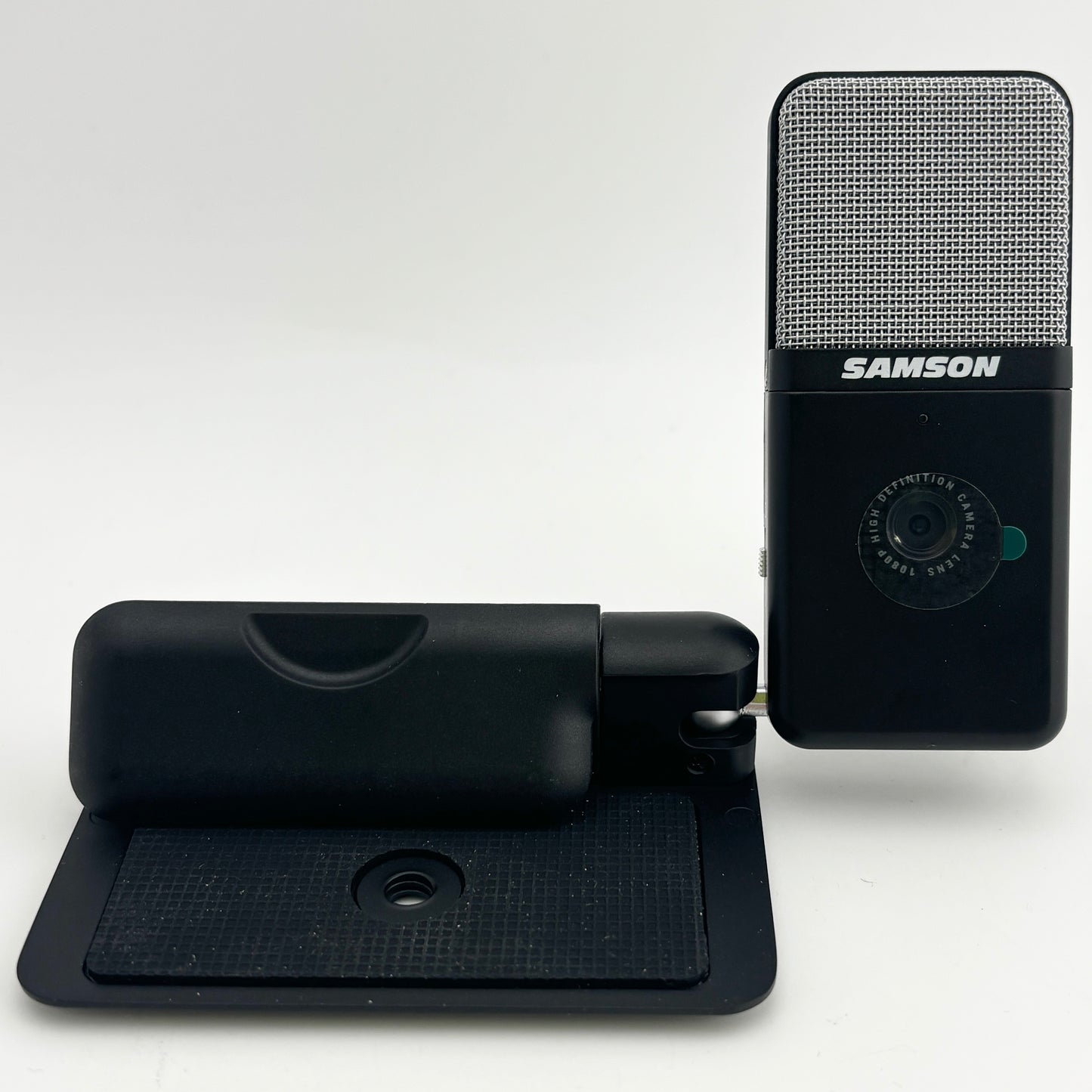 Samson Go Mic Video Portable Multi-Pattern USB Microphone with HD Webcam Black