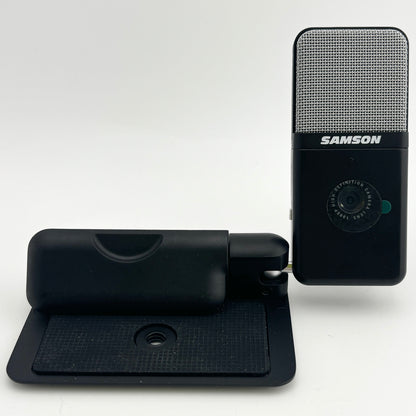 Samson Go Mic Video Portable Multi-Pattern USB Microphone with HD Webcam Black