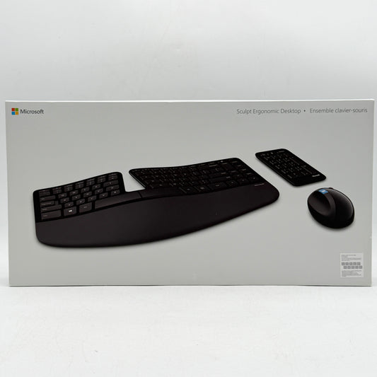 Microsoft Sculpt Ergonomic Desktop Mouse and Keyboard L5V-00001