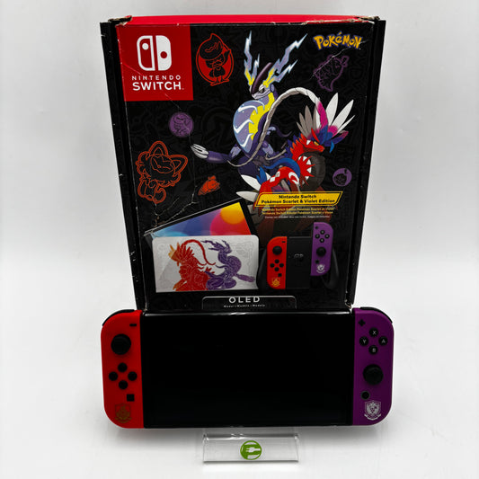 Nintendo Switch OLED Video Game Console HEG-001 Pokemon Scarlet & Violet Edition