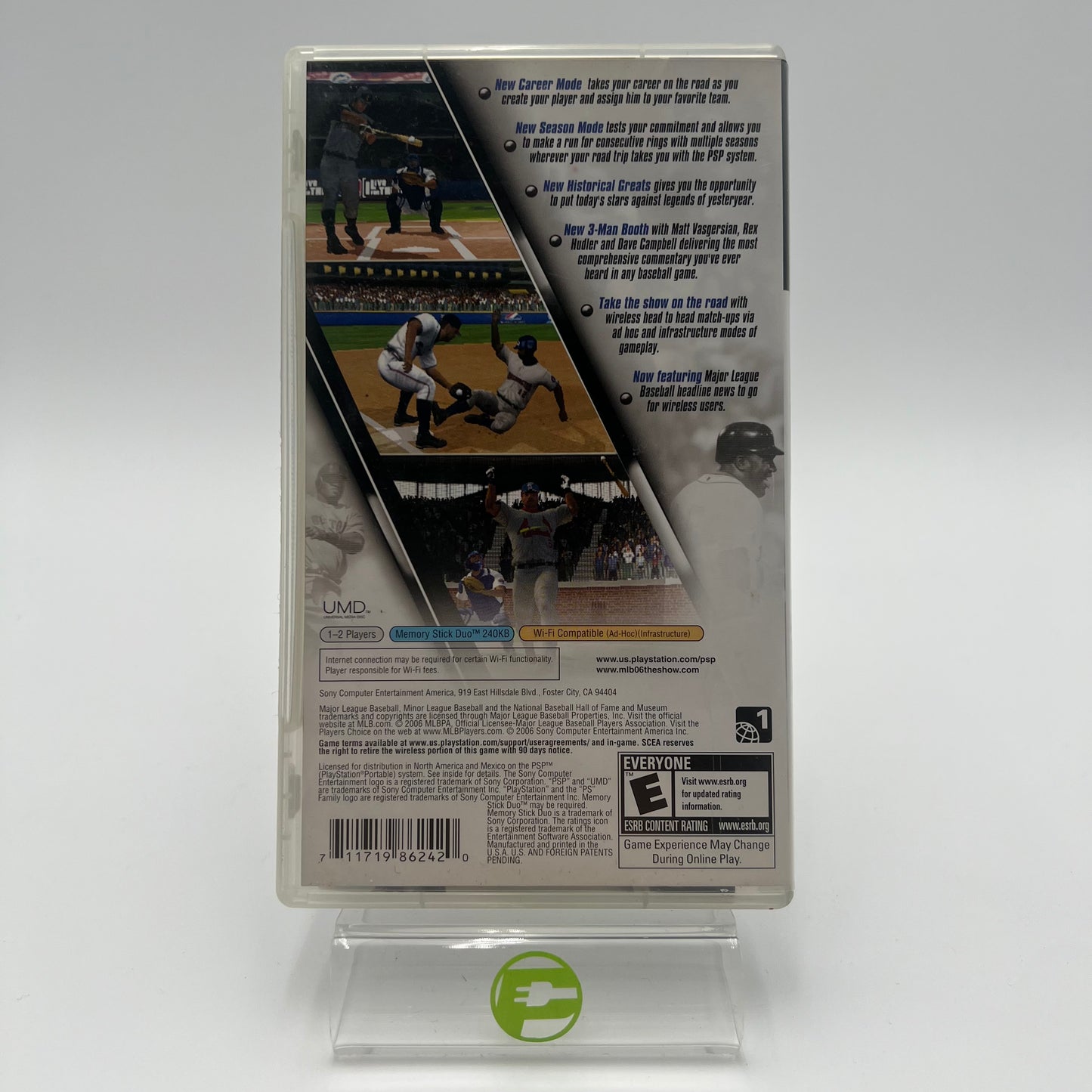 MLB 06 The Show (Sony PlayStation Portable PSP, 2006) CIB