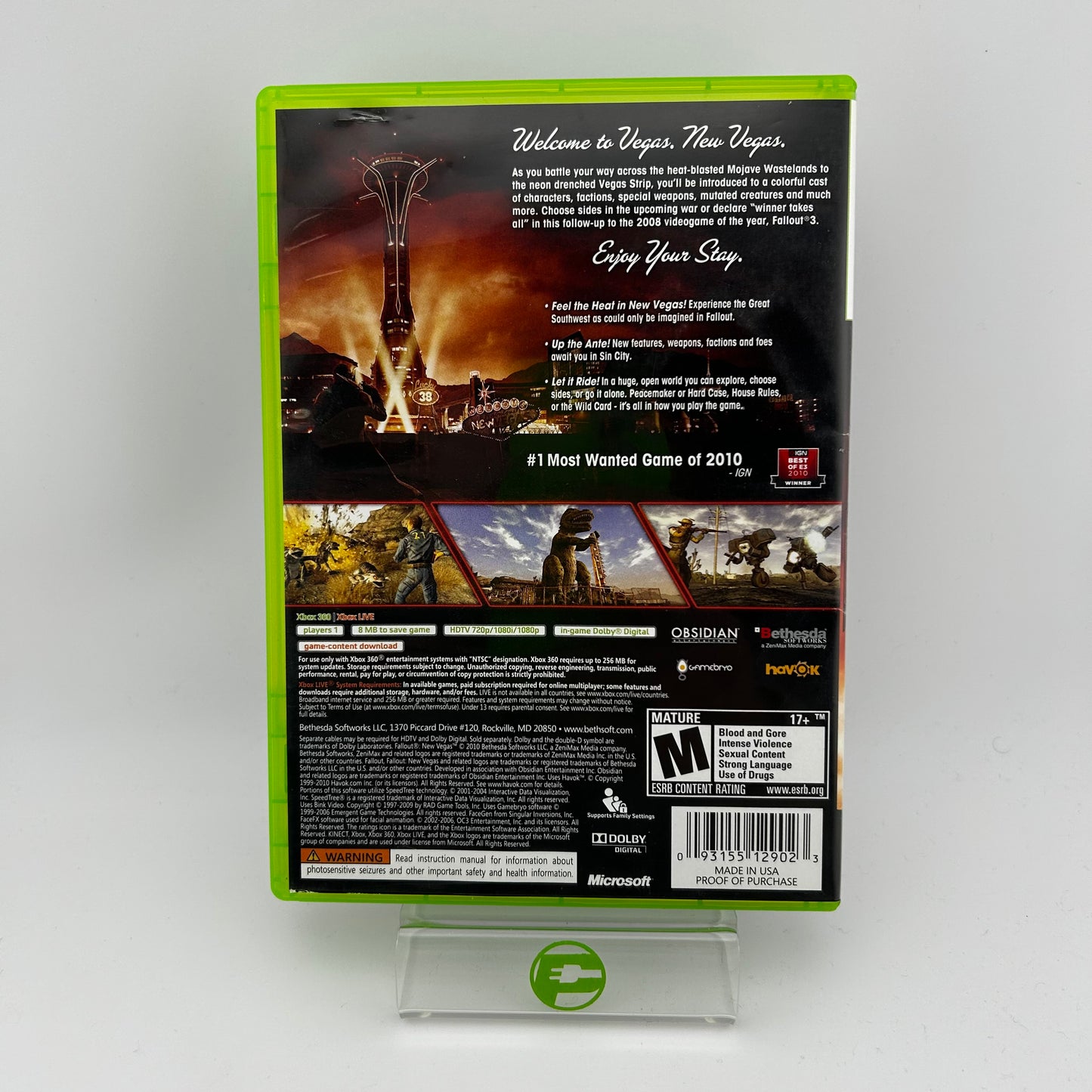 Fallout: New Vegas  (Microsoft Xbox 360,  2010)